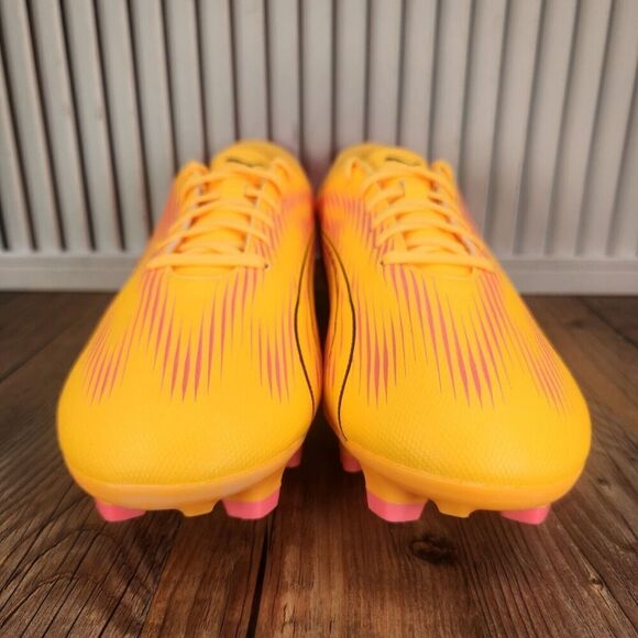 PUMA Ultra Play FG/AG Men's 11 Sun Stream Black Athletic Soccer Cleats 107763-03 - Picture 3 of 11